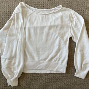 Abercrombie relaxed neck cropped sweater S